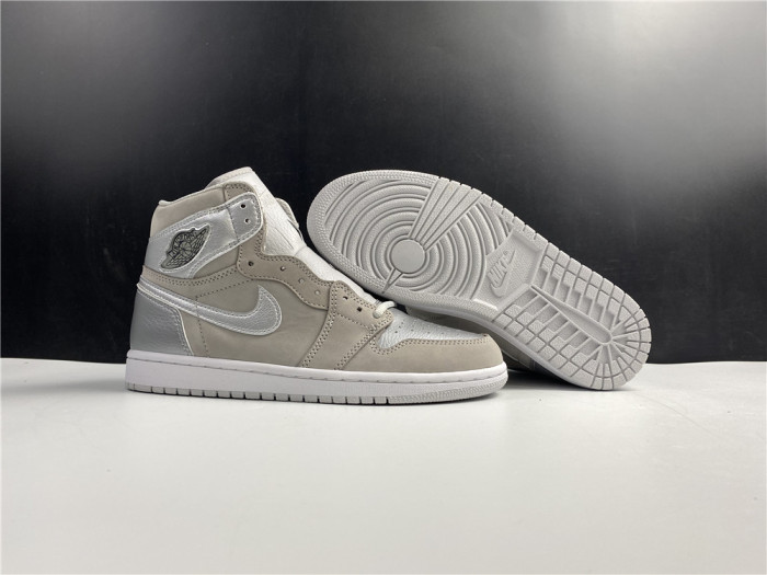 air jordan 1 japan neutral grey metallic silver dc1788-029 (with special box)
