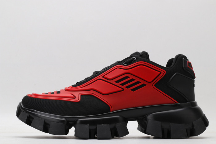 PRAD BLACK RED SNEAKERS