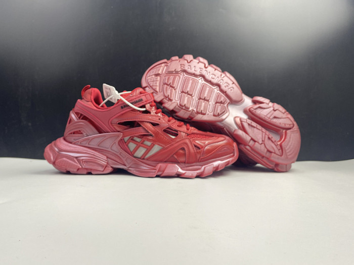 bl track trainers sneaker red 12813