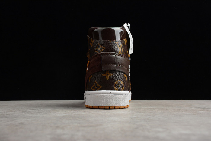 lovt x off-white x air jordan 1 customs mens - aq0818-202