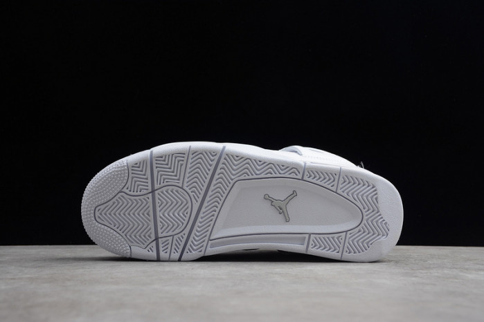 air jordan 4 retro “pure money” white mens 308497-100