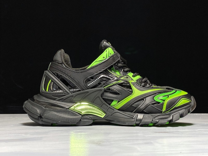 bl track trainers sneaker black yellow h903p065
